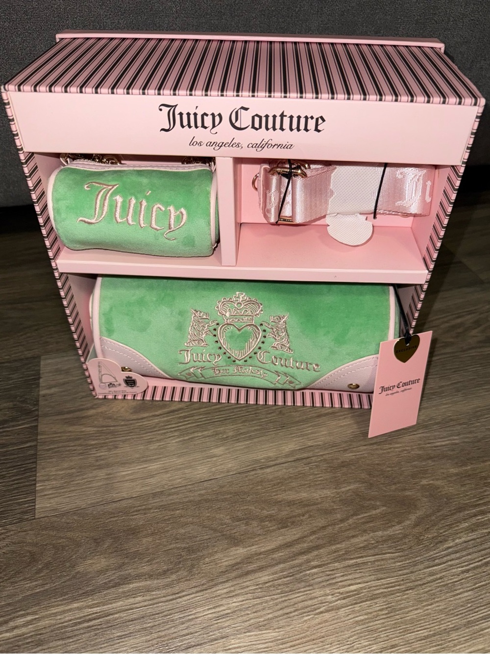 Juicy Couture 3Pc Barrel Bag